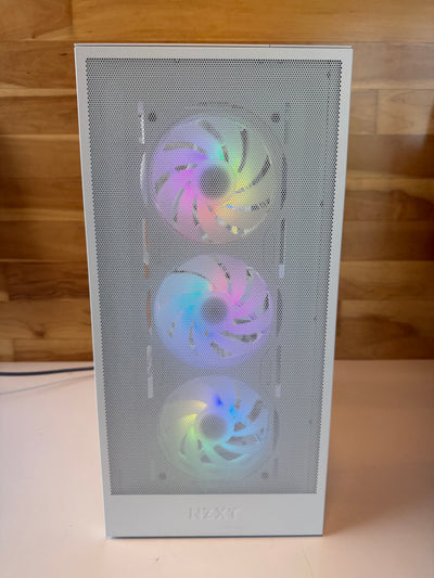 DC Computers all-white custom gaming PC with Ryzen 7 7800X3D and RTX 5070 Ti for sale in San Diego