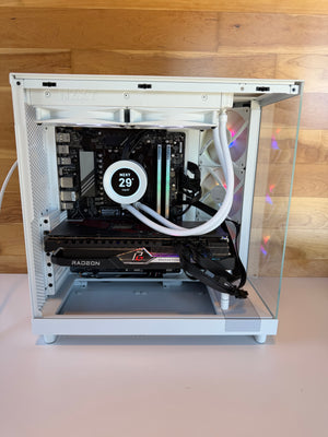 Pre-Owned NZXT Custom PC | AMD Ryzen 9800X3D | 32GB DDR5 | 1TB WD Black NVMe SSD | AMD 7900XTX 24GB | 240mm NZXT Liquid Cooler | Windows 11 Home