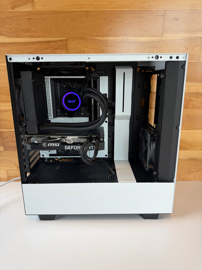 Pre-Owned NZXT Custom PC | AMD Ryzen 7 5700X | 16GB DDR4 | 1TB WD NVMe SSD | NVIDIA RTX 3070 8GB | 120mm NZXT Liquid Cooler | Windows 11 Home