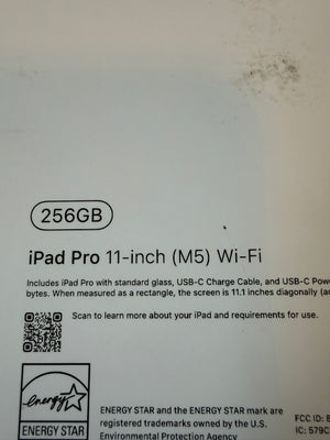 iPad Pro 11" (M5) Wi-Fi | 256GB | New/Sealed