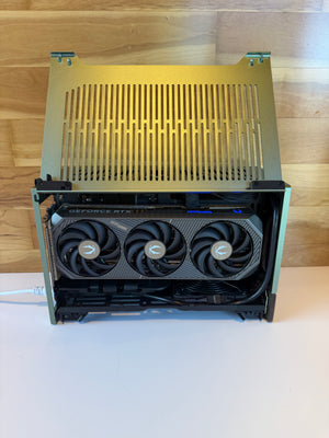 Pre-Owned Custom Mini PC | AMD Ryzen 7 9800X3D | 32GB DDR5 RAM | 2TB NVMe SSD + 2TB Data Drive | 16GB NVIDIA RTX 5080 | Windows 11 Pro