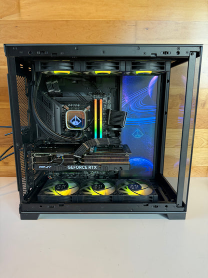 Pre-Owned Gaming PC | Intel Core i7 14700K | 32GB DDR5 RGB RAM | 2TB NVMe SSD | NVIDIA RTX 4070 Ti SUPER 16GB | 360mm Liquid Cooler | Windows 11 Home