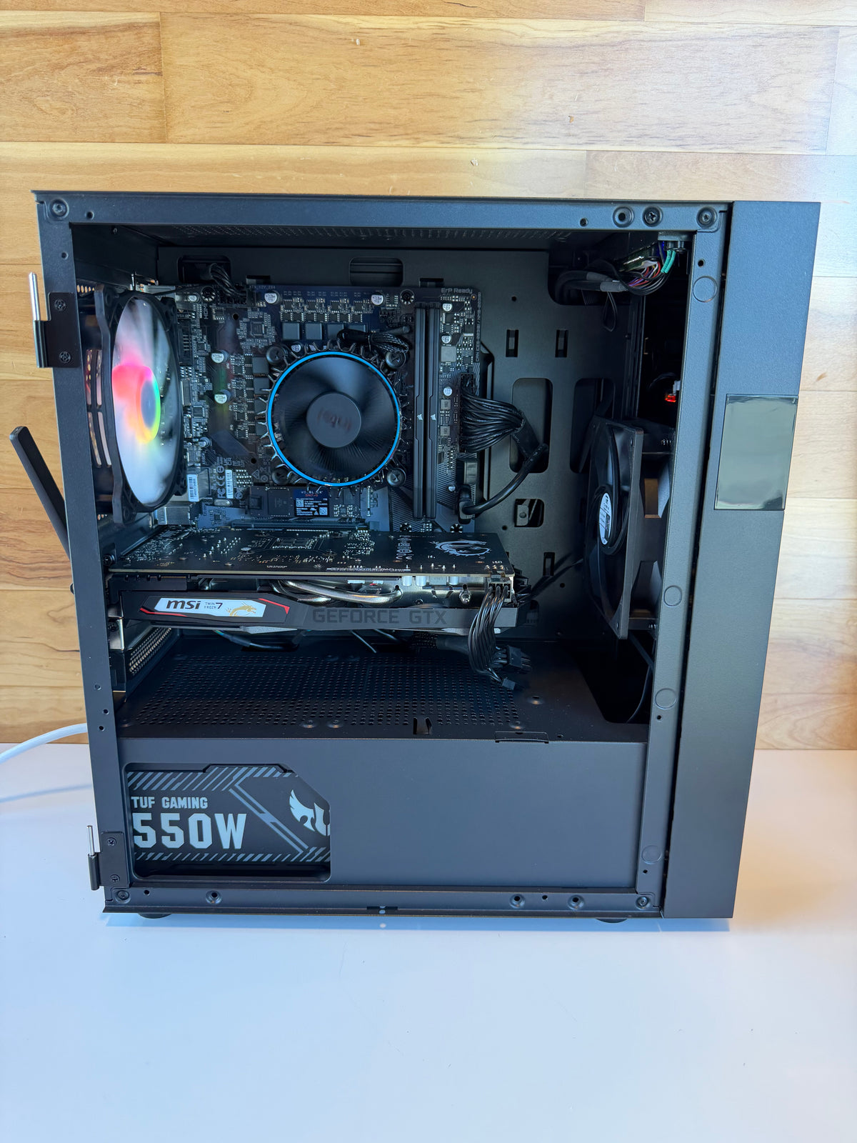 Pre-Owned Custom Tower | Intel Core i3 12th Gen | 16GB DDR5 RAM | 1TB NVMe SSD | NVIDIA GTX 1650 SUPER 4GB | Windows 11 Pro