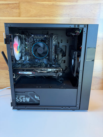 Pre-Owned Custom Tower | Intel Core i3 12th Gen | 32GB DDR5 RAM | 1TB NVMe SSD | NVIDIA GTX 1650 SUPER 4GB | Windows 11 Pro